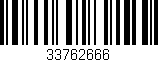 Código de barras (EAN, GTIN, SKU, ISBN): '33762666'
