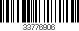 Código de barras (EAN, GTIN, SKU, ISBN): '33776906'