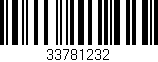 Código de barras (EAN, GTIN, SKU, ISBN): '33781232'