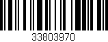 Código de barras (EAN, GTIN, SKU, ISBN): '33803970'