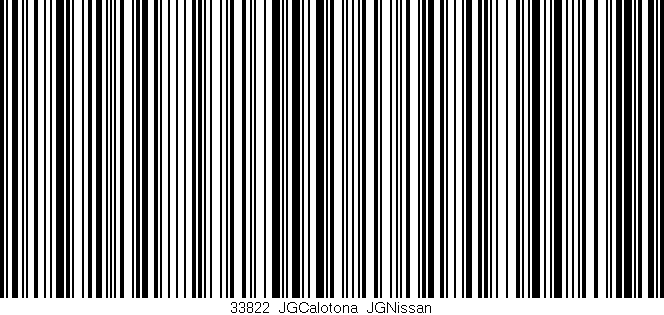 Código de barras (EAN, GTIN, SKU, ISBN): '33822_JGCalotona_JGNissan'