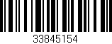 Código de barras (EAN, GTIN, SKU, ISBN): '33845154'