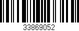 Código de barras (EAN, GTIN, SKU, ISBN): '33869052'