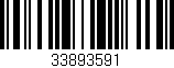Código de barras (EAN, GTIN, SKU, ISBN): '33893591'