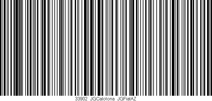 Código de barras (EAN, GTIN, SKU, ISBN): '33902_JGCalotona_JGFiatAZ'