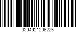 Código de barras (EAN, GTIN, SKU, ISBN): '3394321206225'