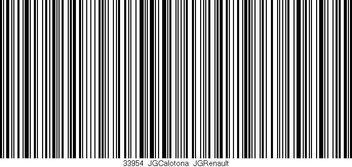 Código de barras (EAN, GTIN, SKU, ISBN): '33954_JGCalotona_JGRenault'