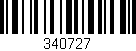Código de barras (EAN, GTIN, SKU, ISBN): '340727'
