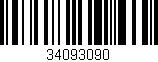 Código de barras (EAN, GTIN, SKU, ISBN): '34093090'