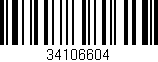 Código de barras (EAN, GTIN, SKU, ISBN): '34106604'