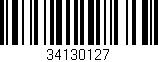 Código de barras (EAN, GTIN, SKU, ISBN): '34130127'
