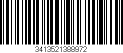 Código de barras (EAN, GTIN, SKU, ISBN): '3413521388972'