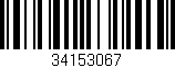 Código de barras (EAN, GTIN, SKU, ISBN): '34153067'