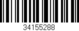 Código de barras (EAN, GTIN, SKU, ISBN): '34155288'