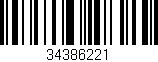 Código de barras (EAN, GTIN, SKU, ISBN): '34386221'