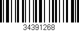 Código de barras (EAN, GTIN, SKU, ISBN): '34391268'