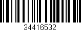 Código de barras (EAN, GTIN, SKU, ISBN): '34416532'