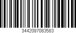 Código de barras (EAN, GTIN, SKU, ISBN): '3442097063563'