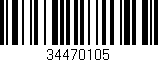 Código de barras (EAN, GTIN, SKU, ISBN): '34470105'