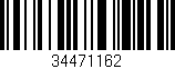 Código de barras (EAN, GTIN, SKU, ISBN): '34471162'