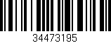 Código de barras (EAN, GTIN, SKU, ISBN): '34473195'
