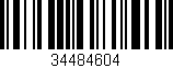 Código de barras (EAN, GTIN, SKU, ISBN): '34484604'