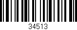 Código de barras (EAN, GTIN, SKU, ISBN): '34513'