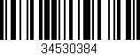 Código de barras (EAN, GTIN, SKU, ISBN): '34530384'