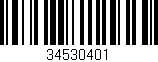 Código de barras (EAN, GTIN, SKU, ISBN): '34530401'