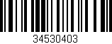 Código de barras (EAN, GTIN, SKU, ISBN): '34530403'