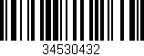 Código de barras (EAN, GTIN, SKU, ISBN): '34530432'