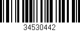 Código de barras (EAN, GTIN, SKU, ISBN): '34530442'
