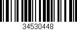 Código de barras (EAN, GTIN, SKU, ISBN): '34530448'