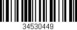 Código de barras (EAN, GTIN, SKU, ISBN): '34530449'