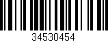 Código de barras (EAN, GTIN, SKU, ISBN): '34530454'