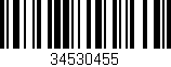 Código de barras (EAN, GTIN, SKU, ISBN): '34530455'