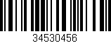 Código de barras (EAN, GTIN, SKU, ISBN): '34530456'