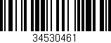 Código de barras (EAN, GTIN, SKU, ISBN): '34530461'