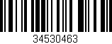 Código de barras (EAN, GTIN, SKU, ISBN): '34530463'