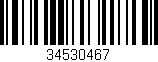 Código de barras (EAN, GTIN, SKU, ISBN): '34530467'
