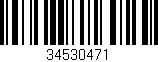 Código de barras (EAN, GTIN, SKU, ISBN): '34530471'