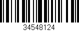 Código de barras (EAN, GTIN, SKU, ISBN): '34548124'