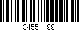 Código de barras (EAN, GTIN, SKU, ISBN): '34551199'