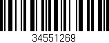 Código de barras (EAN, GTIN, SKU, ISBN): '34551269'