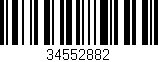Código de barras (EAN, GTIN, SKU, ISBN): '34552882'