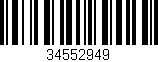 Código de barras (EAN, GTIN, SKU, ISBN): '34552949'