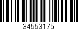 Código de barras (EAN, GTIN, SKU, ISBN): '34553175'
