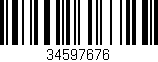 Código de barras (EAN, GTIN, SKU, ISBN): '34597676'