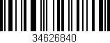 Código de barras (EAN, GTIN, SKU, ISBN): '34626840'