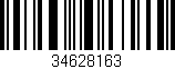 Código de barras (EAN, GTIN, SKU, ISBN): '34628163'